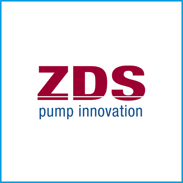 ZDS Logo Logo von ZDS, spezialisiert auf Pumpeninnovationen.